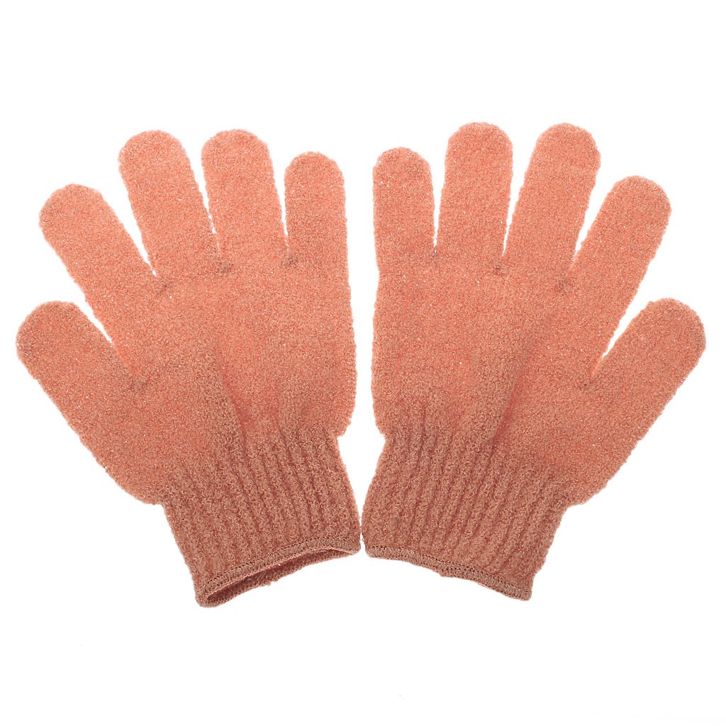 1 Pair Stretchable Exfoliating Bath Glove Shower Skin Care Scrubber