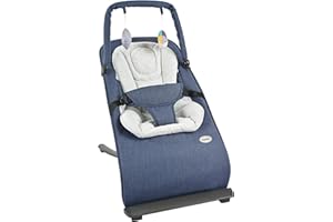 YHPOYLP Baby Bouncer Seat for Infants Portable Baby Rocker Soft Seat Cushion, Baby Bouncer Infants Seat,Bouncerfor Babies 0-6 Months, Up to 20 lbs with 3-Point Harness