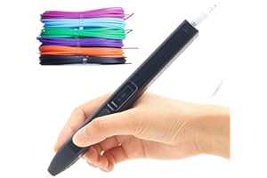 HFGrey’s Powerful 3D Pen for Kids and Adults, Multi Speed 3D Printing Pen Includes 98ft PCl Filament, 3D Pens w/ 6 Colors - B
