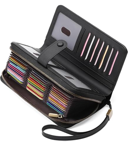 Amazon.com: DKKD Unisex Anti-credit Card Fraud Multi-compartment