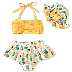 Toddler Baby Girls Swimsuit Pineapple Bikini Two