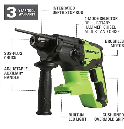 Greenworks  Power Rotary Hammers product image 4