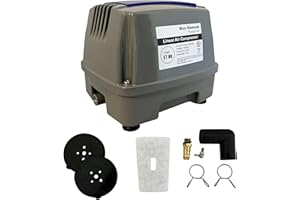 BLUE DIAMOND PUMPS Blue Diamond ET80+ Plus - Septic or Pond Linear Diaphragm Air Pump with Free Additional Air Filter