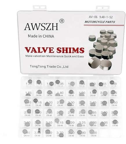 AHL Adjustable Valve Shim Kit 7.48mm O.D. 1.20mm-3.50mm Thick for
