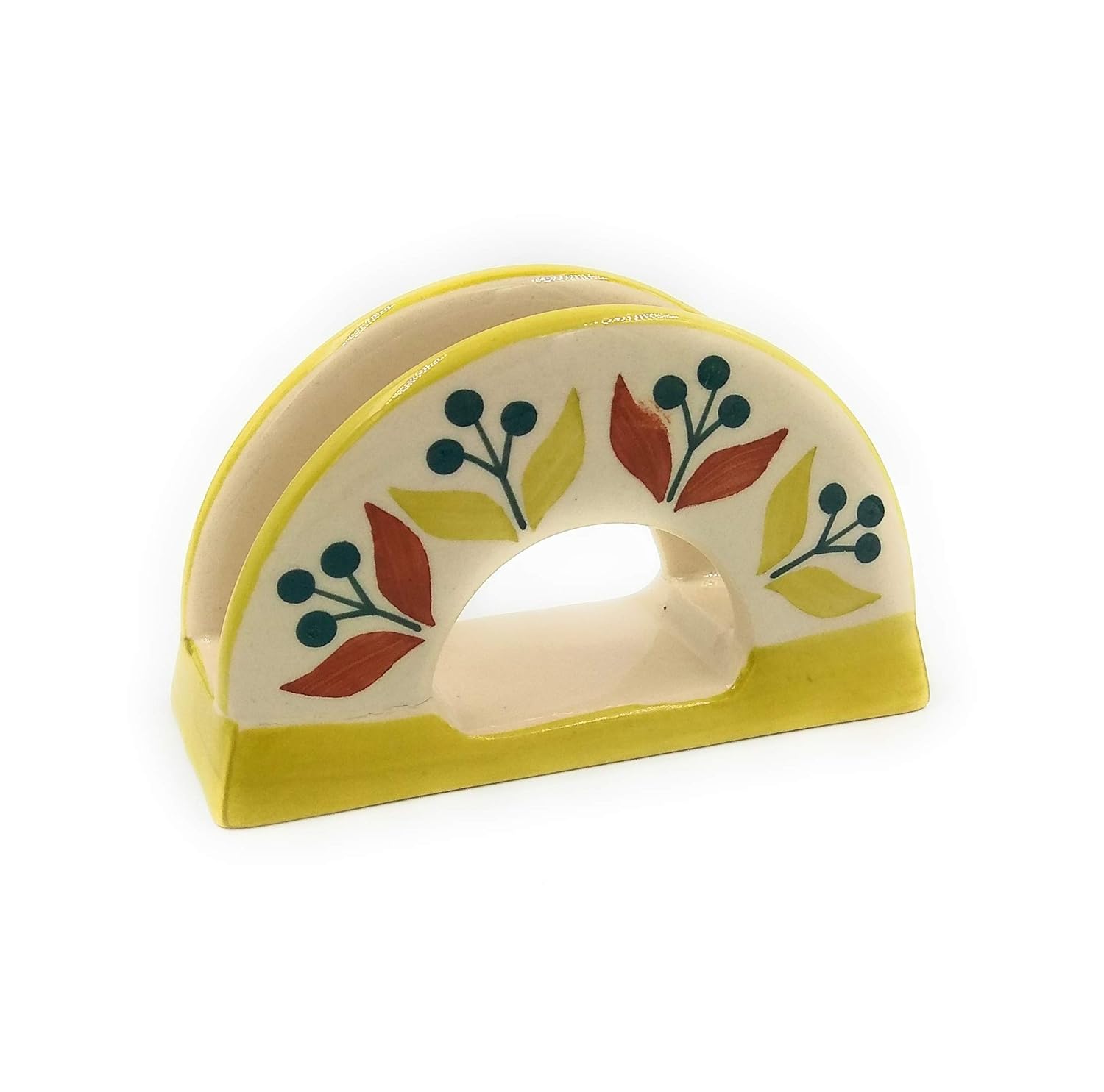 Buy KRAFTYHOME Ceramic Napkin Holder in Handmade Pottery Tissue