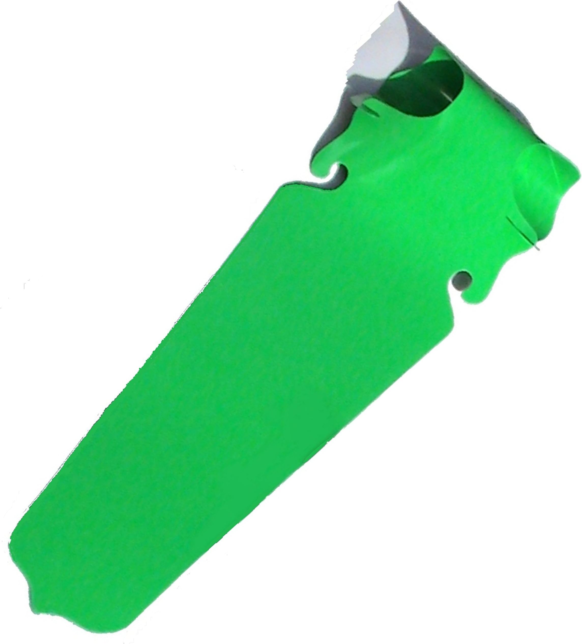 Rolla sledge flat bottomed dive sheet with pillowed bow including cutouts providing hand grips or foot rests for use on sand or snow. Five feet long