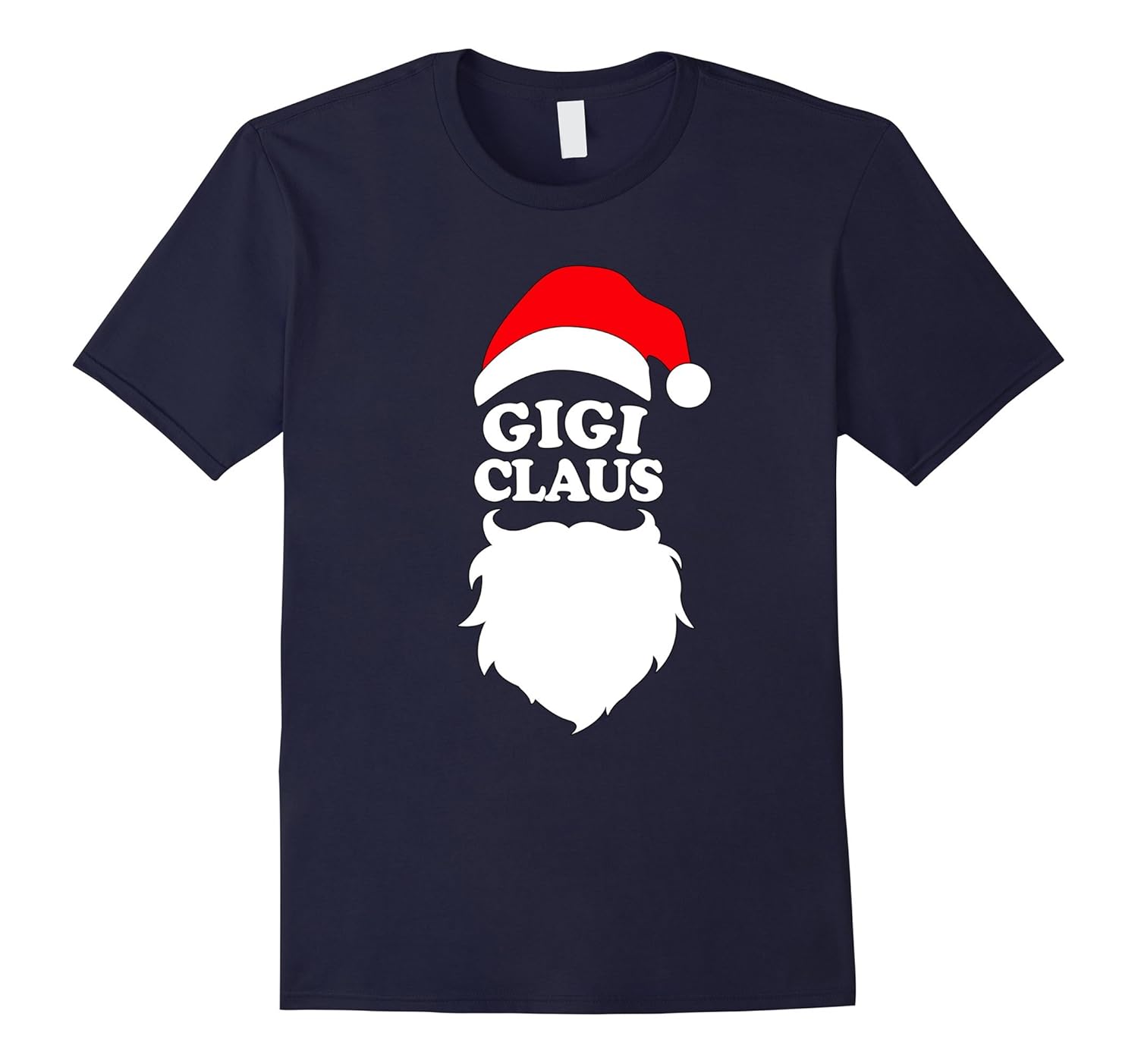 Gigi Claus T Shirt - Funny Holiday Christmas Gift Tee-Rose