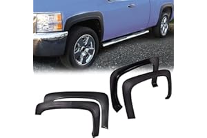 Noliven OE Factory Style Fender Flares for Chevy Silverado 1500 2007-2013, Silverado 2500HD/3500HD 2007-13, 6.5 & 8.1Ft Long 