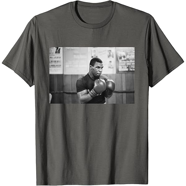Mike Tyson Vs Michael Spinks Retro Boxing T Shirt S Tan | Amazon.com