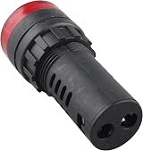 HALJIA AD16-22SM LED Buzzer Alarm Signal Indicator Light AC220V 20mA 22mm Red view 3