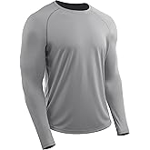 CADMUS Men's Hiking Workout Shirts, UPF 50+, Thumb Holes, Rash Guard,Fishing,Running, Athletic Long Sleeve,1 or 4 Packs