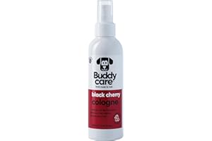 Buddycare Dog Cologne - Black Cherry - 200ml - Fruity and Bold Scented Dog Cologne - Refreshes Between Dog Washes