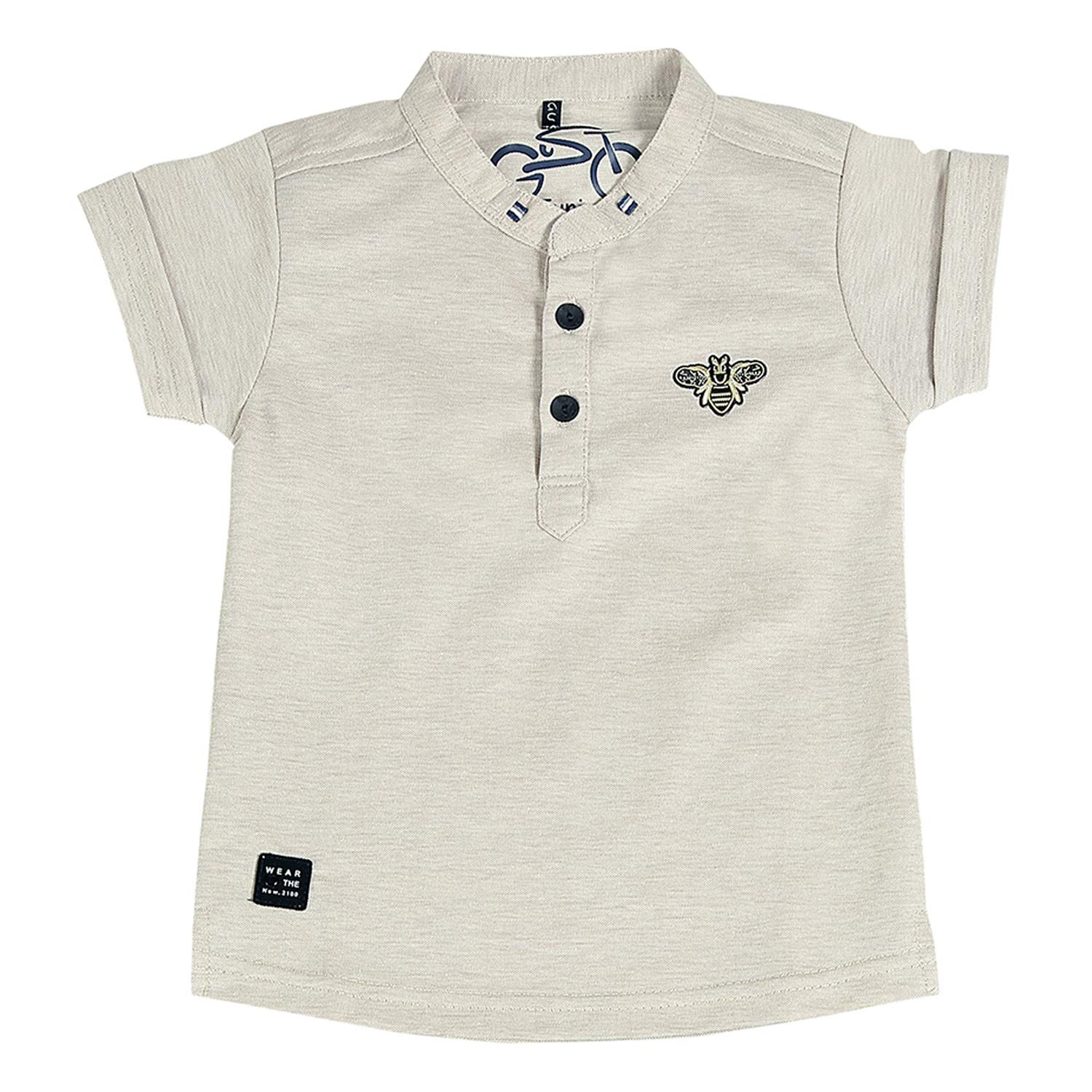 baby boy mandarin collar shirt