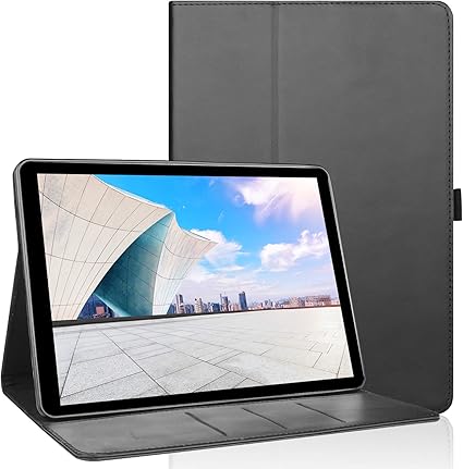 Amazon Brand Eono Hulle Fur Samsung Galaxy Tab A 10 1 19 T510 T515 Premium Echt Leder Geschaftshulle Stand Schutzhulle Cover Mit Auto Schlaf Wach Funktion Schwarz Amazon De Computer Zubehor