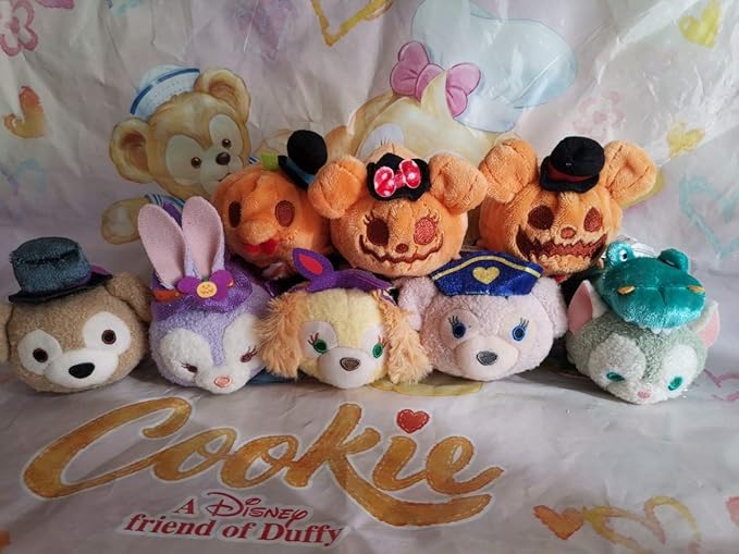 Amazon 最新作香港ディズニー 19 ハロウィン ダッフィー ミッキーツムツム8体セット ドレス アクセサリー ホビー