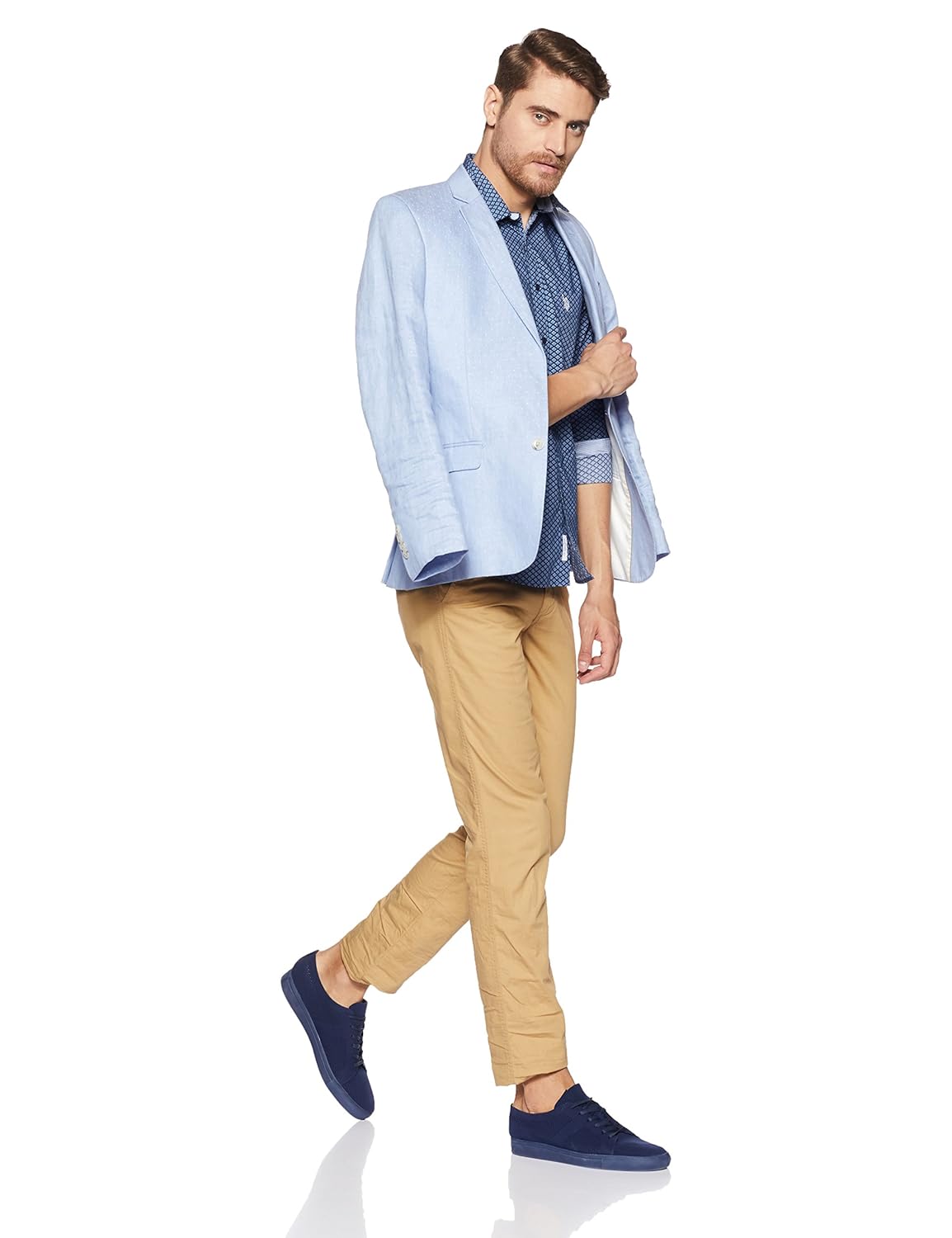 us polo association men's striped slim fit casual shirt