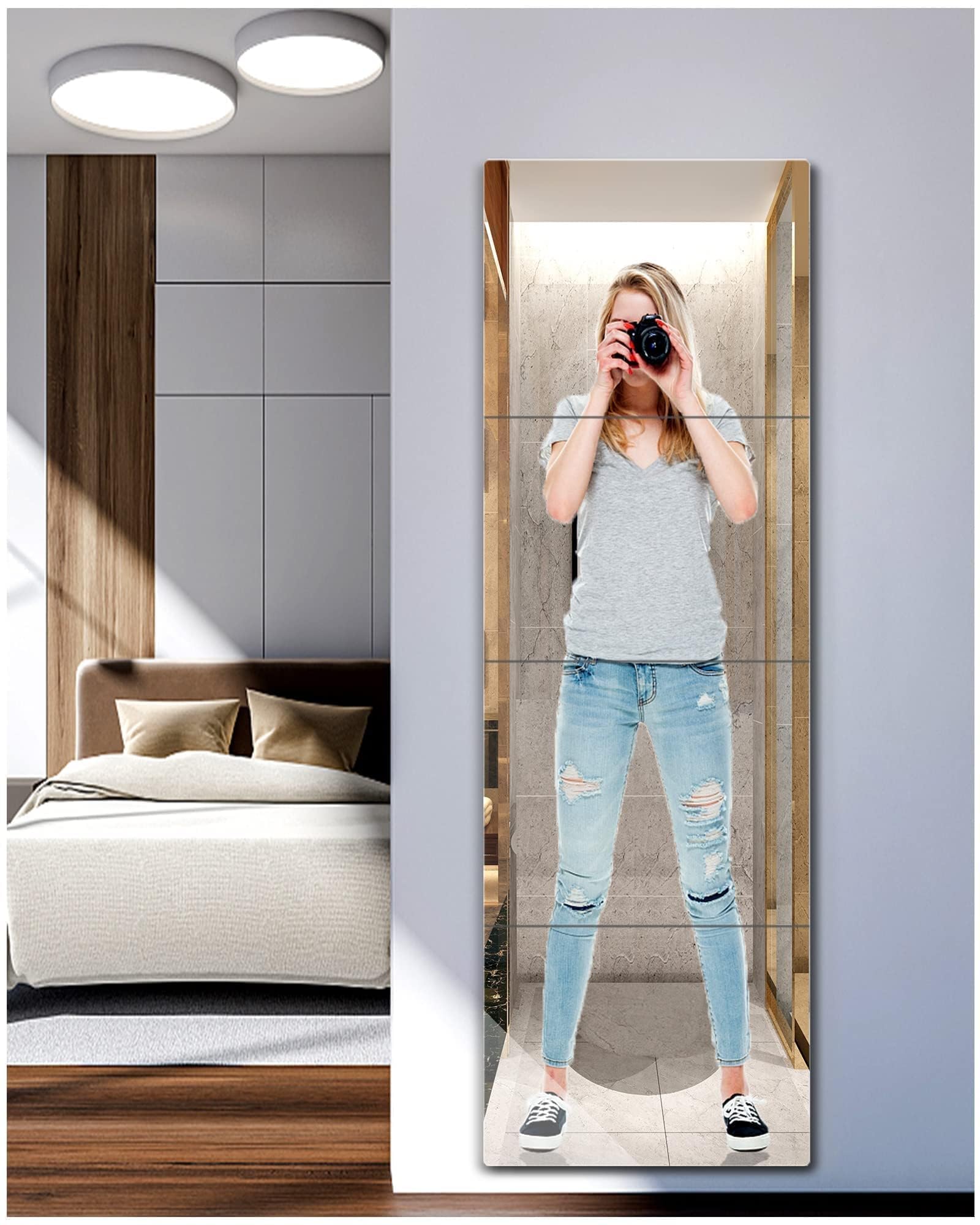 Unbreakable Full Length Mirror for Wall