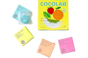 Cocofloss Woven Dental Floss, Dentist-Designed Oral Care, Waxed, Vegan, Kid-Friendly, with Coconut Oil, 4-Pack of Mint, Coconut, Orange, Strawberry (33 yard Each)