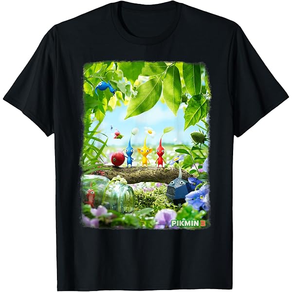 pikmin dress shirt Nintendo Pikmin Treasure Recovery Shirt M
