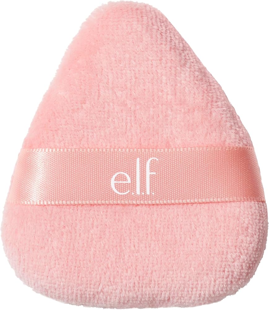 e.l.f. Halo Glow Powder Puff, Soft, Reusable Powder Puff For Applying Loose Or Pressed Powders, Easily Conforms To The Face,