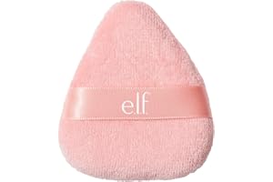 e.l.f. Halo Glow Powder Puff, Soft, Reusable Powder Puff For Applying Loose Or Pressed Powders, Easily Conforms To The Face, Vegan & Cruelty-free