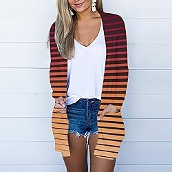 Black Button Up Sweater Lightweight Cardigans for