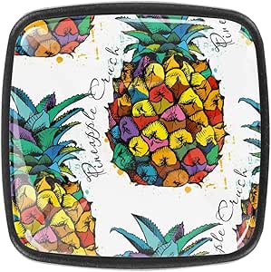 Paquete de 4 perillas de tocador, manijas cuadradas para cajón con