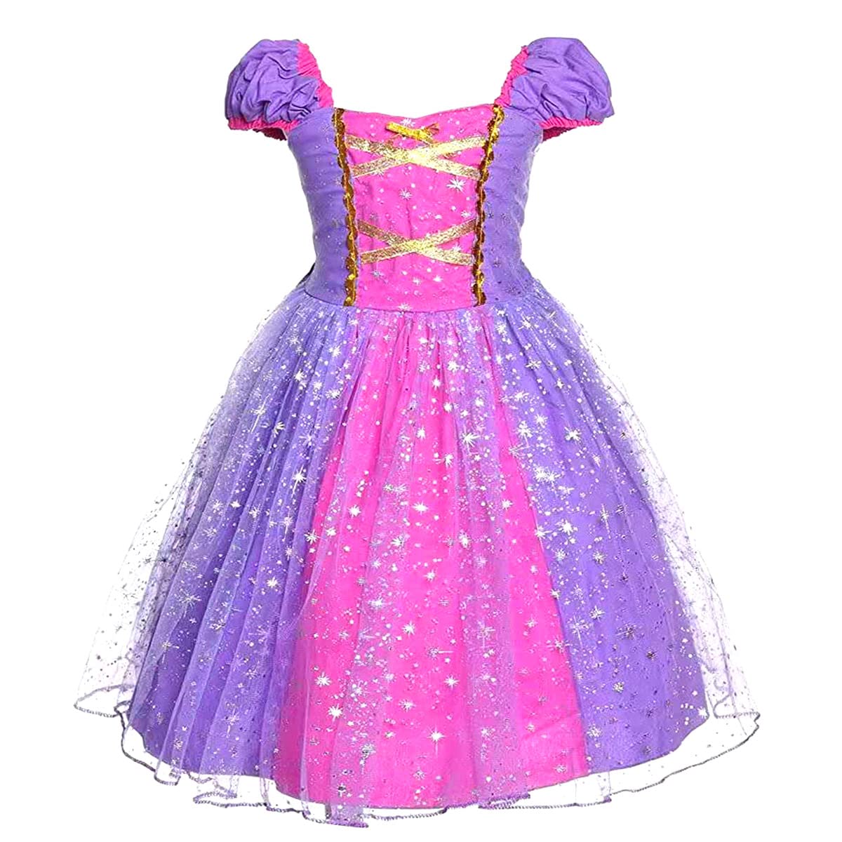 Discoball Princess Girls Costumes World Book Day Cosplay Fancy Party Girl Princess Dresses for Festival Pageant Carnival Halloween