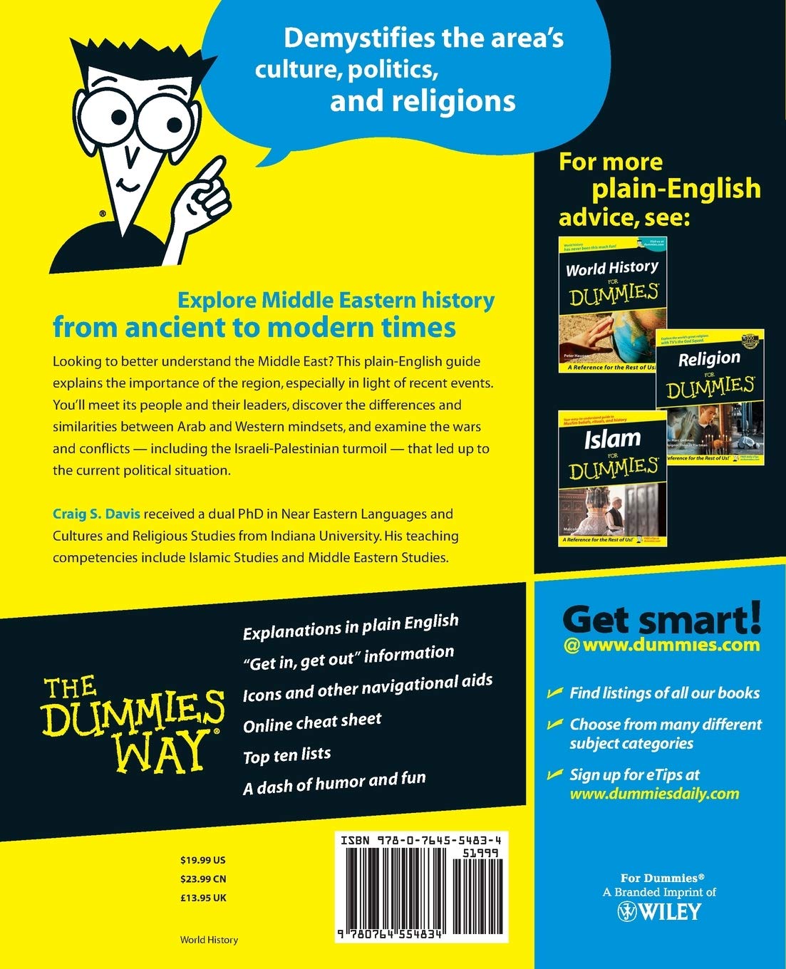 Middle East For Dummies For Dummies S Amazon Co Uk Davis 9780764554834 Books