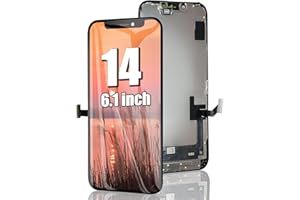 EFAITHFIX for iPhone 14 Screen Replacement 6.1 Inch LCD Screen 3D Touch Display Full HD Digitizer Frame Assembly Compatible w
