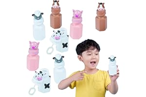 FUN EXPRESS Barnyard Bubble Bottles (Set of 12) Farm Animal Designs Include Horse, Sheep, Pig and Cow