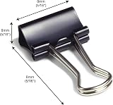 Rapesco 1429 19 mm Foldback Clips Black Pack of 80 view 3