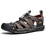 KEEN mens Clearwater Cnx Sandal, Raven/Tortoise