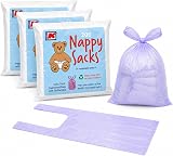 Kordis 600 Tie Handle Scented Nappy Bags 200 per pack 3 packs view 1