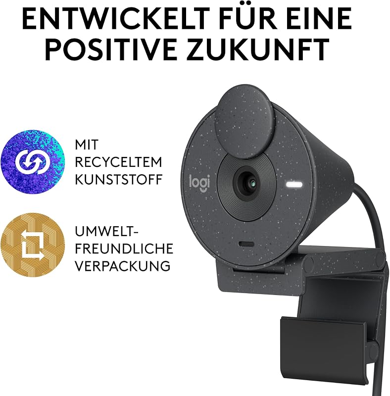 Brio 300 Full HD-Webcam mit Sichtschutz