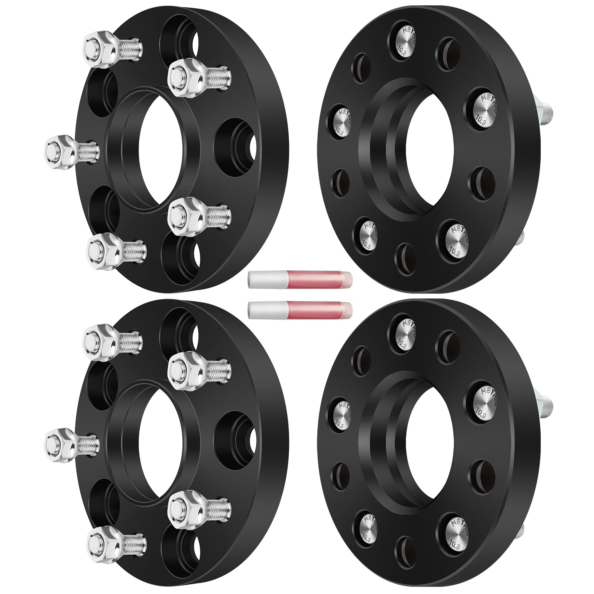 Photo 1 of ECCPP 4PCS 20mm 5 Lug Hubcentric Wheel Spacers 5x4.5 to 5x4.5 12x1.5 Studs 67.1mm For 2007-2016 for jeep Compass |2007-2017 for Patriot |2001-2012 for ford Escape |2006-2012 for Fusion