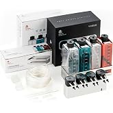 Chihiros Dosing Pump System - 4-Channel Automatic Aquarium Doser with Smart App Operation for Precision Nutrient Delivery, 4 Dosing Containers, Holder &amp; Tubing for Reef Tank &amp; Freshwater Setups