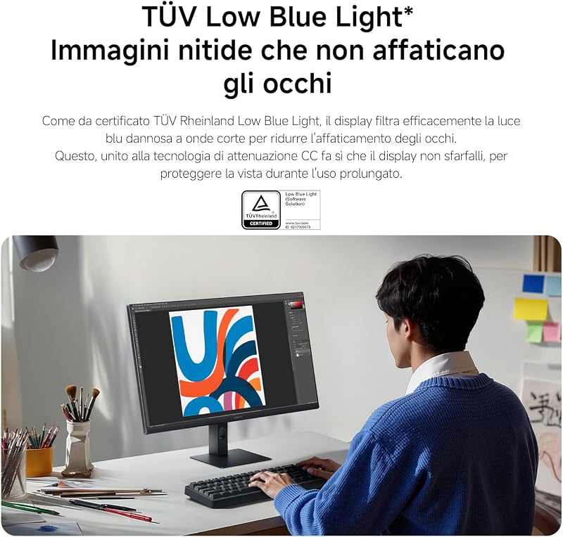 Monitor Gaming 27 Pollici, FHD 144Hz, Free Sync, IPS, P27FDA-RAGL