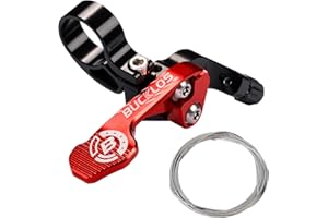 BUCKLOS Bike Dropper Seatpost Lever Remote Telescopic MTB Seatpost Dropper Bicycle Shock Remote Lever Bike Suspension Seat Post Part