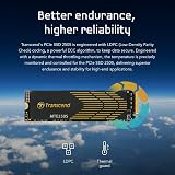Transcend MTE250S 4TB NVMe PCIe Gen4 x4 SSD 7500MB/s Read DRAM Cache TS4TMTE250S view 9