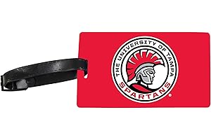 R and R Imports University of Tampa Spartans Luggage Tag 2-Pack Officially Licensed Collegiate Product