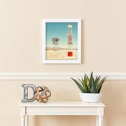 ArtToFrames 5x28 Inch White Picture Frame, This