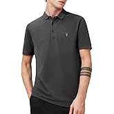 AllSaints Mens Reform Ss Polo Branded Ss Polo