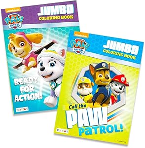 Paw Patrol Coloring Books - 2 Pack