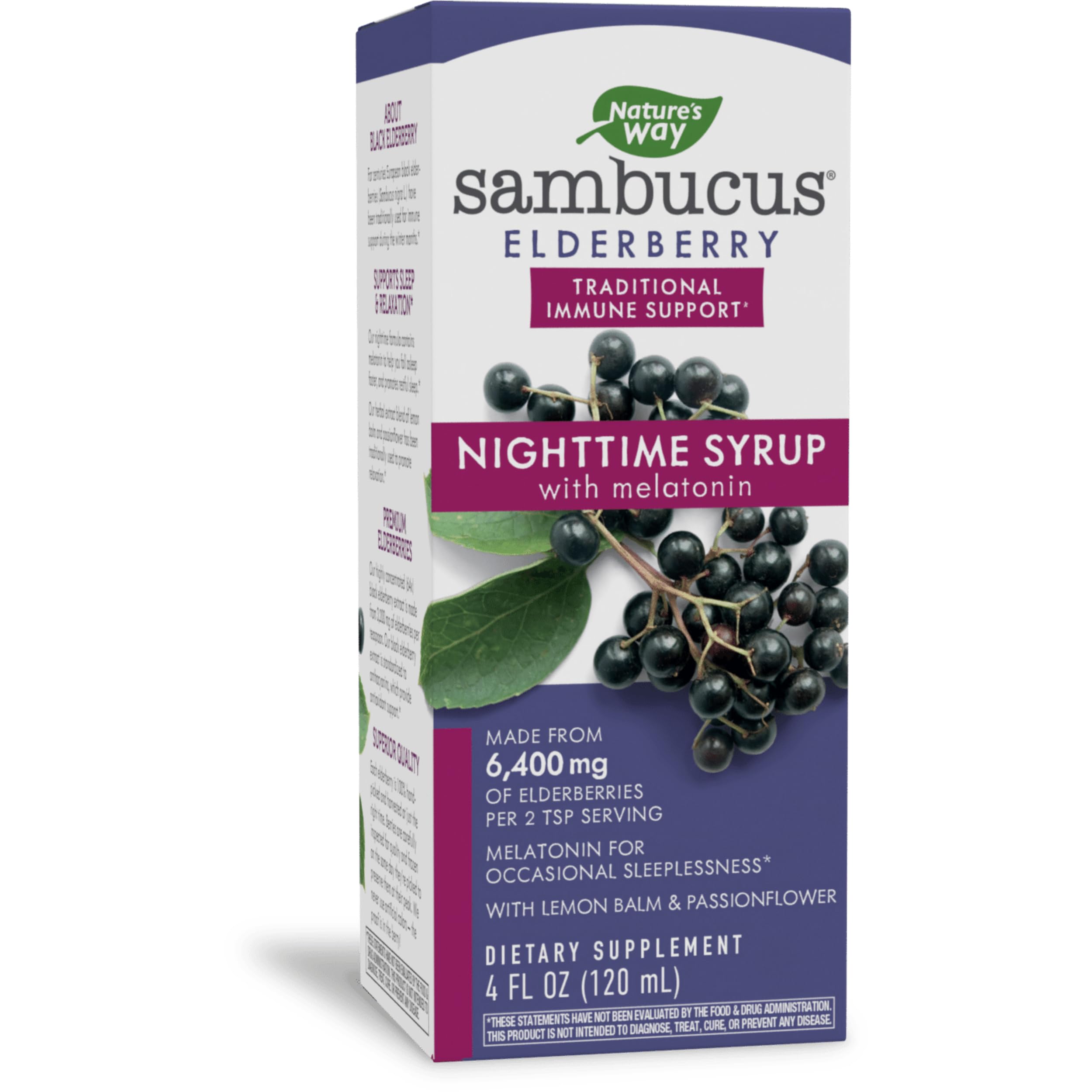 Sambucus NightTime Syrup (Black Elderberry)