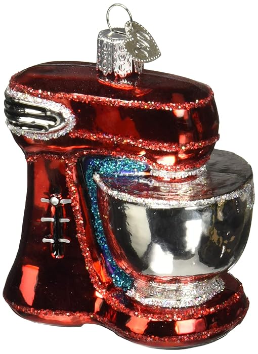 Old World Christmas Glass Blown Ornament Mixer (32270)