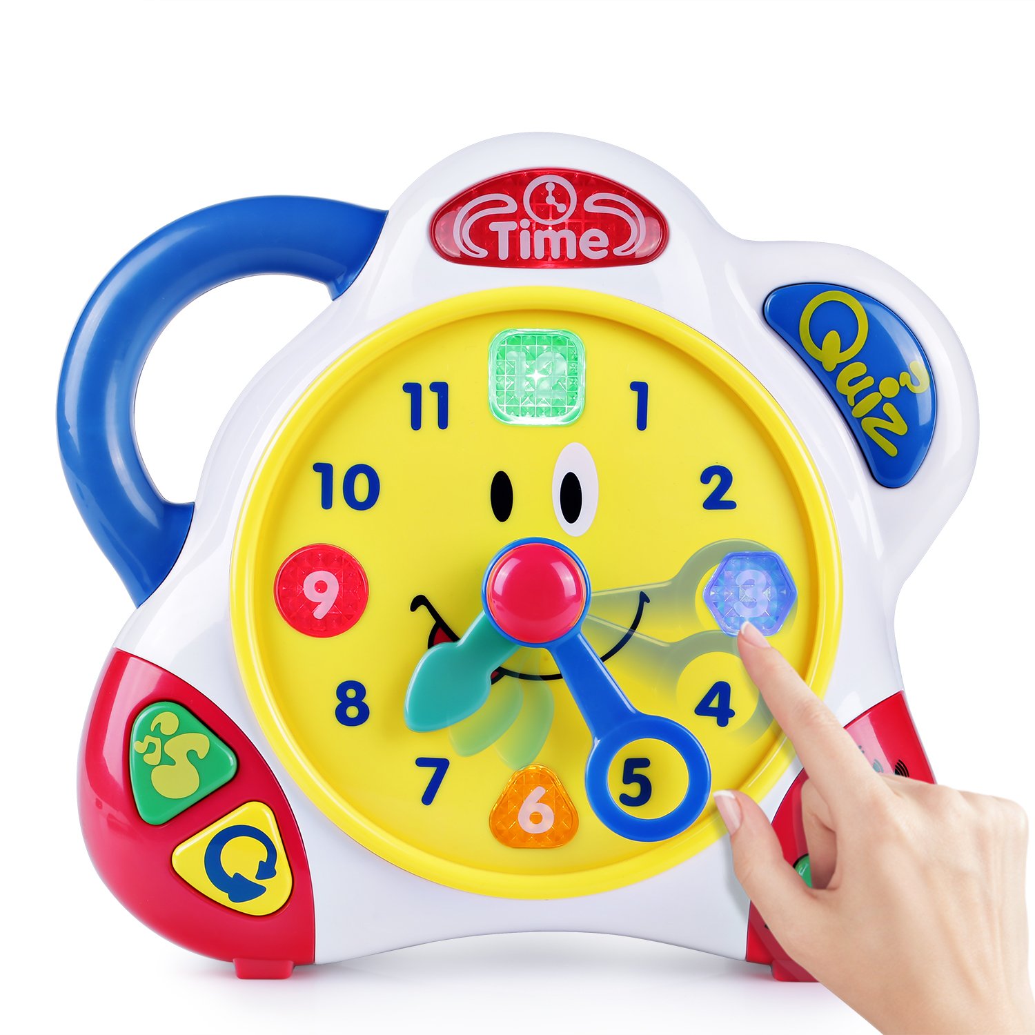Happkid Teaching Clock Time Learning for Kids, Happy Hour Learning Toys