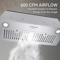Hermitlux 30 inch Built-in/Insert Range Hood, 600