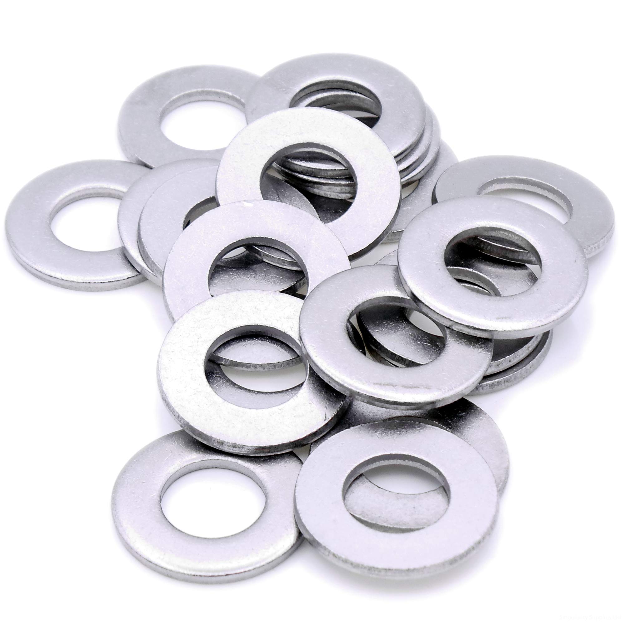 M6 (6mm) Flat Washer (Form C) - Stainless Steel (A2) (Pack of 20) — image 1