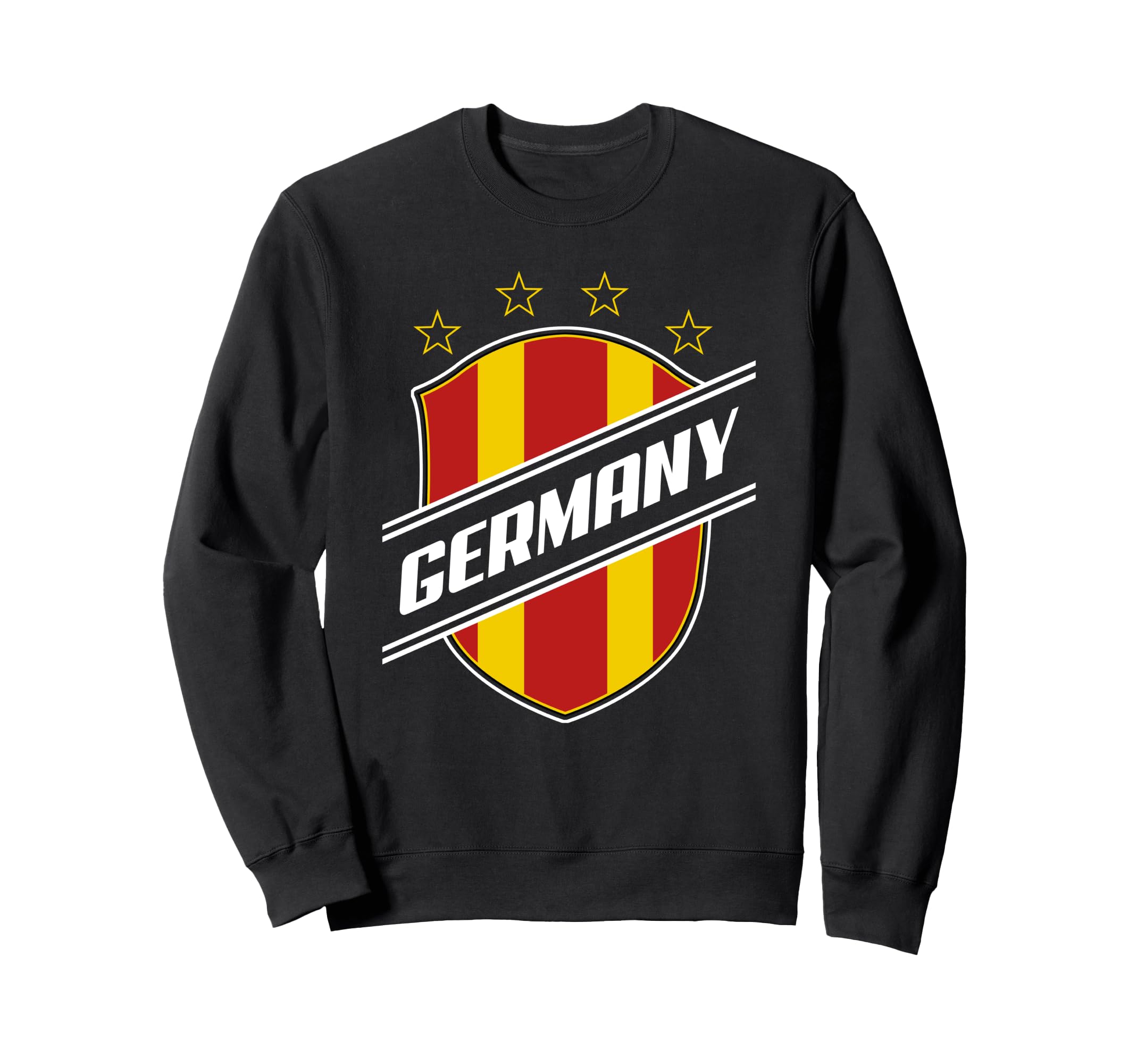 Germany Football Club Text Stripe Sweatshirt
